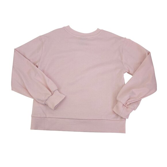 Puma Youth Girls 6/7 3-Piece Outfit: Pink Sweatshirt Navy Tee Pink Shorts 4163 - Picture 3 of 16